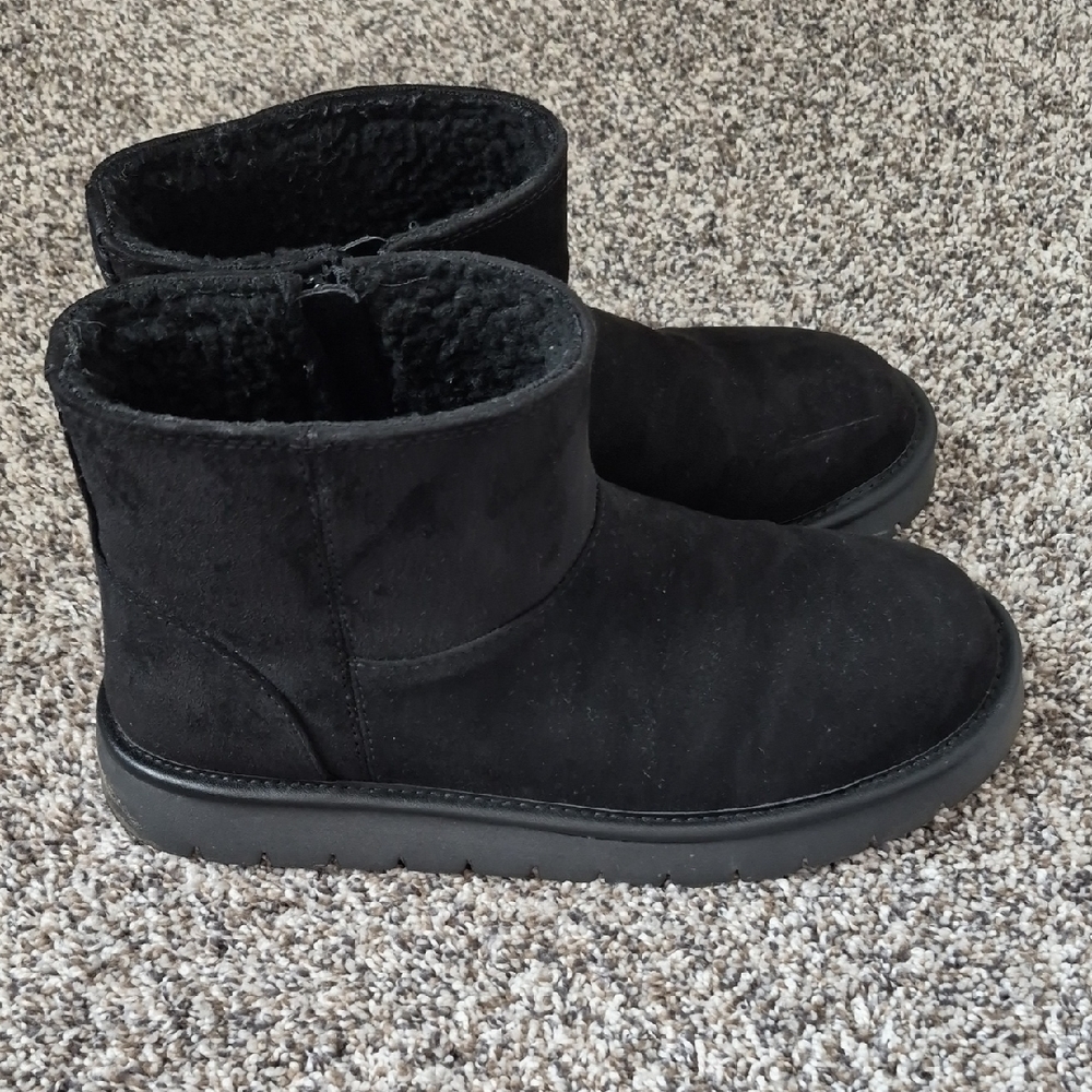 Black Suede Ankle Boots